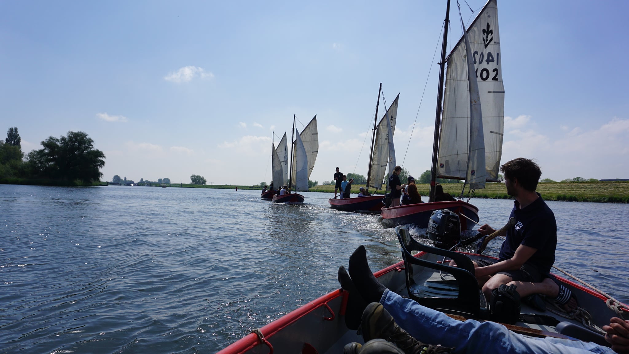 Zeilboot op water